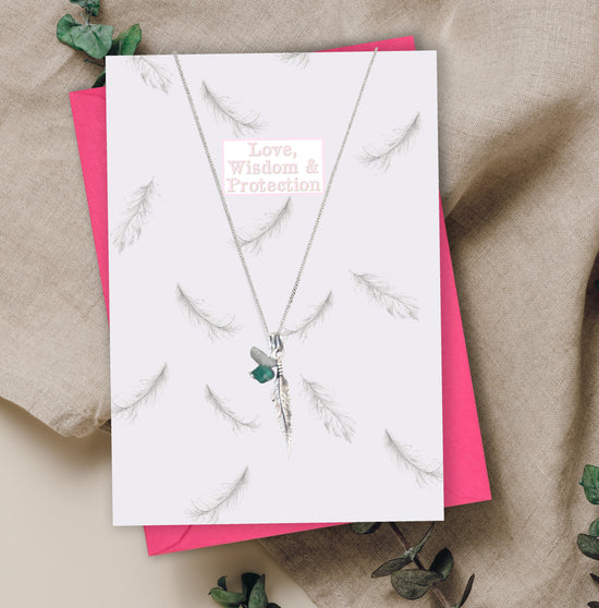 Silver Charm Necklace Cards & Gifts Collection - Crumble and Core