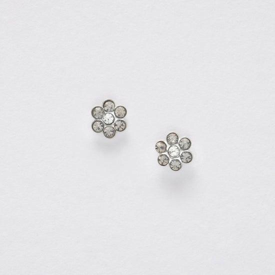 Sterling Silver Stud Earrings on Easter Wreath-Boxed Gift - Crumble and Core