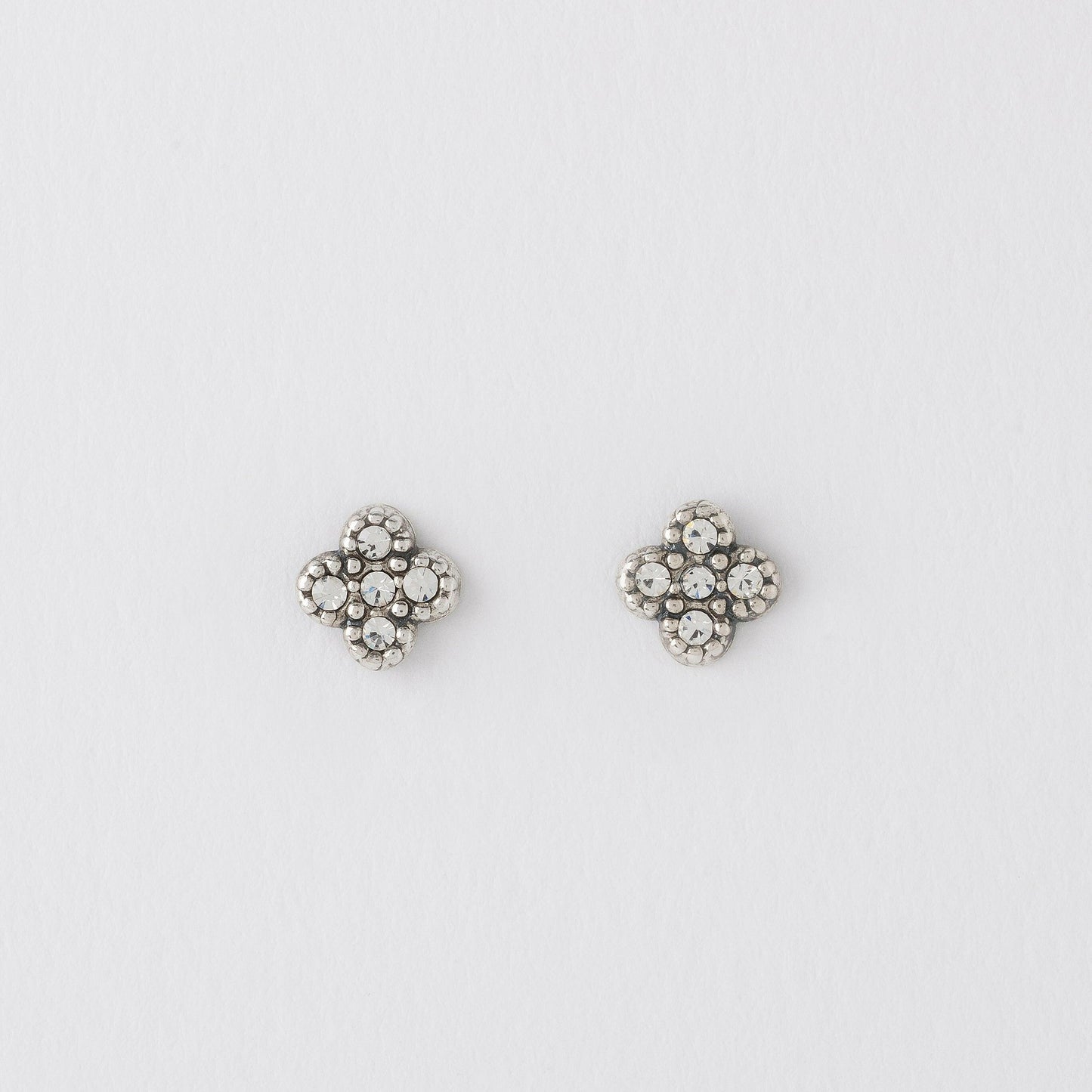 Silver Stud Earrings – Hypoallergenic 925 Sterling Floral Studs | Lightweight & Nickel Free - Crumble and Core