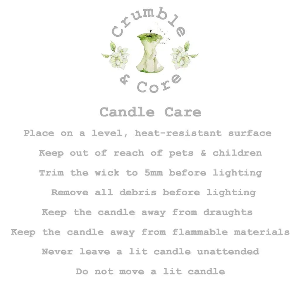 Romantic Scented Candle with Organza Bag - Perfect Gift for Your Loved One - Vegan Candle - Crumble and Core