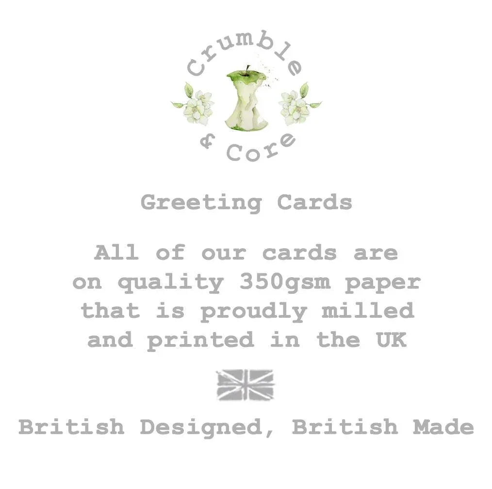 New baby card - Newborn - Twins - Twins Card - Crumble and Core