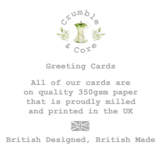 New baby card - Newborn - Twins - Twins Card - Crumble and Core