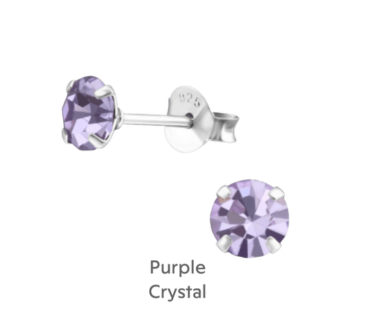 Sterling Silver Stud Earrings Gift Box - Ideal for Garden Lovers - Crumble and Core