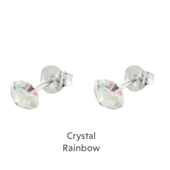 Sterling Silver Stud Earrings in Gift Box - A Thoughtful Present for Your Granddaughter - Crumble and Core