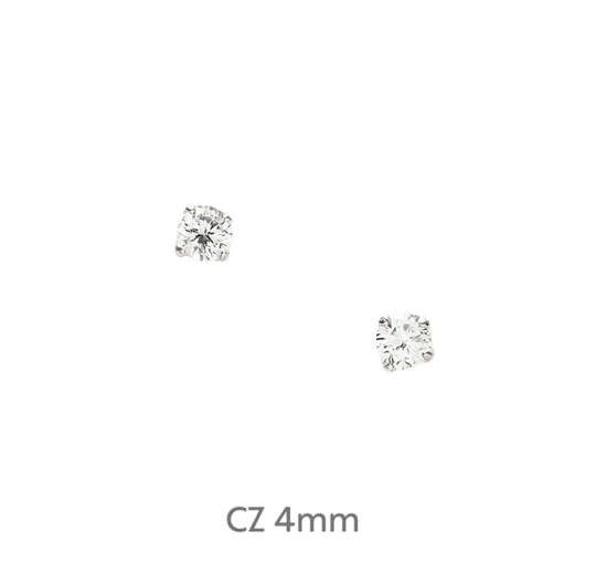 Sterling Silver Stud Earrings with Floral Card - Perfect Handcrafted Gift - Crumble and Core