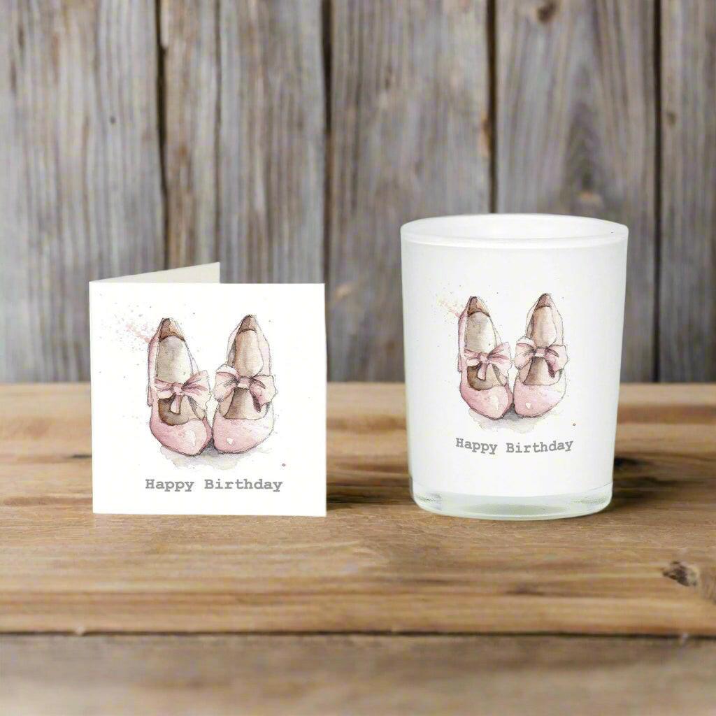 Boxed Scented Candle & Card - Perfect Gift for Her - Birthday Celebration - Crumble and Core