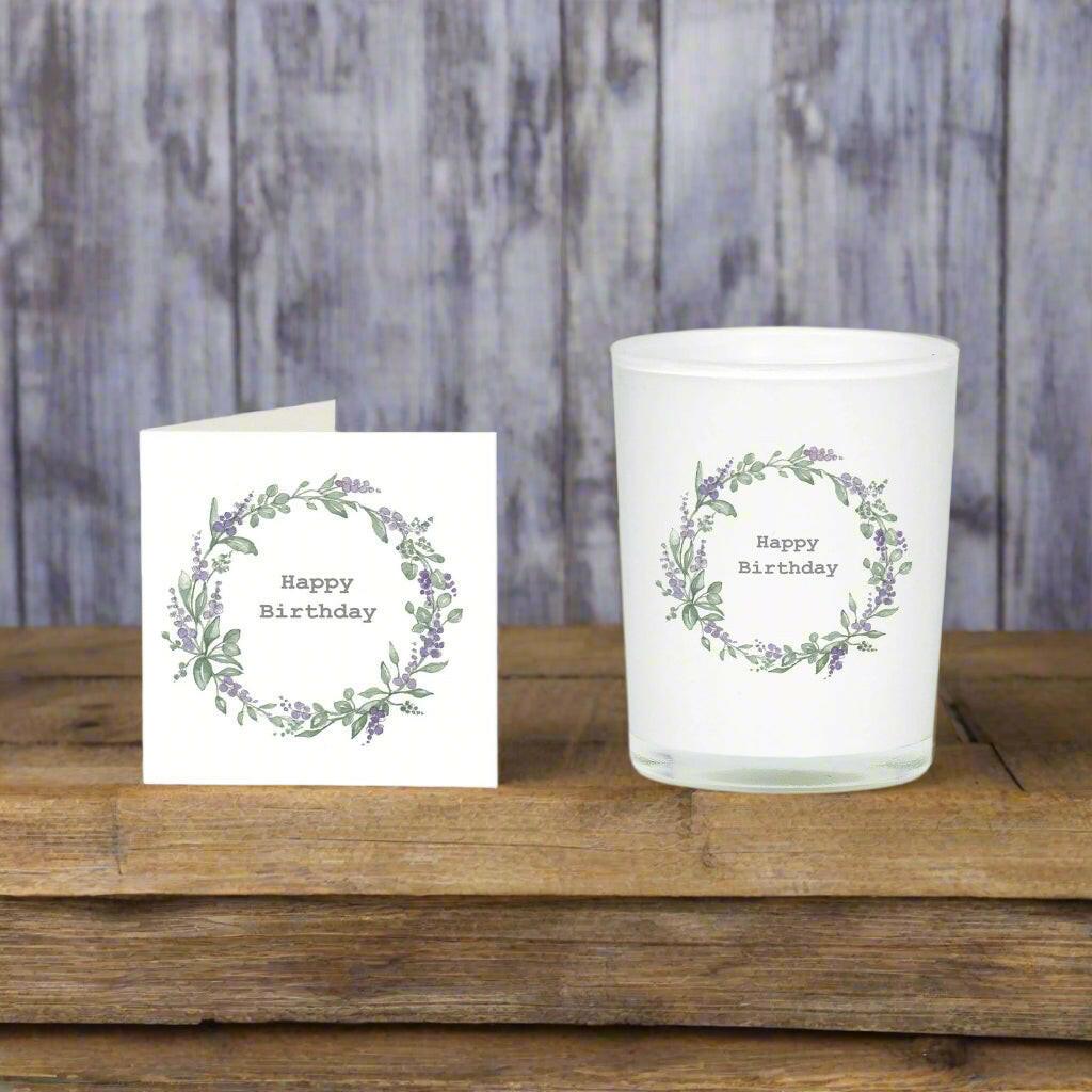 Birthday Boxed Scented Candle Card Set - Perfect Gift for Celebrating Special Occasions - Crumble and Core