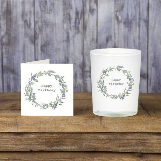 Birthday Boxed Scented Candle Card Set - Perfect Gift for Celebrating Special Occasions - Crumble and Core