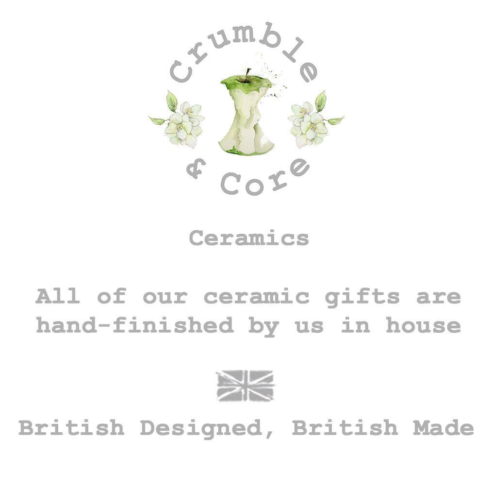 Hanging Ceramic Decoration Perfect for Celebrations Prosecco Queen Prosecco Gift - Crumble and Core