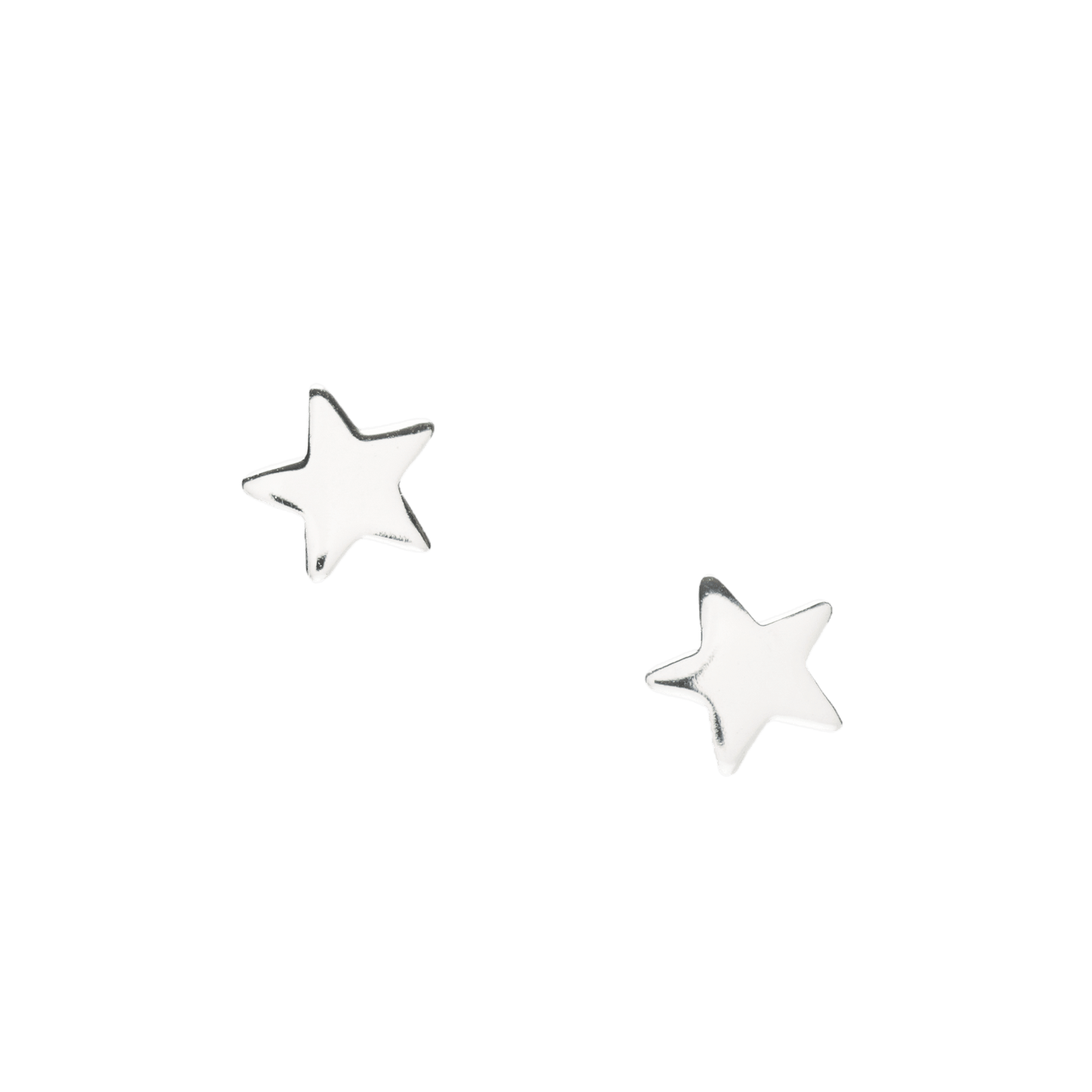 Sterling Silver Star Stud Earrings with Gift Box Birthday Card - Crumble and Core