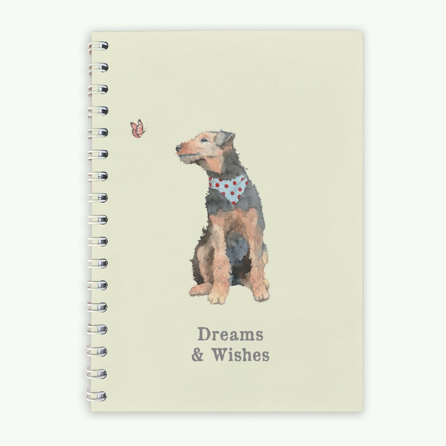 Wire Bound Notebook - Cute Dog Lovers Gift - Ideal Gift for Pet Enthusiasts - Crumble and Core