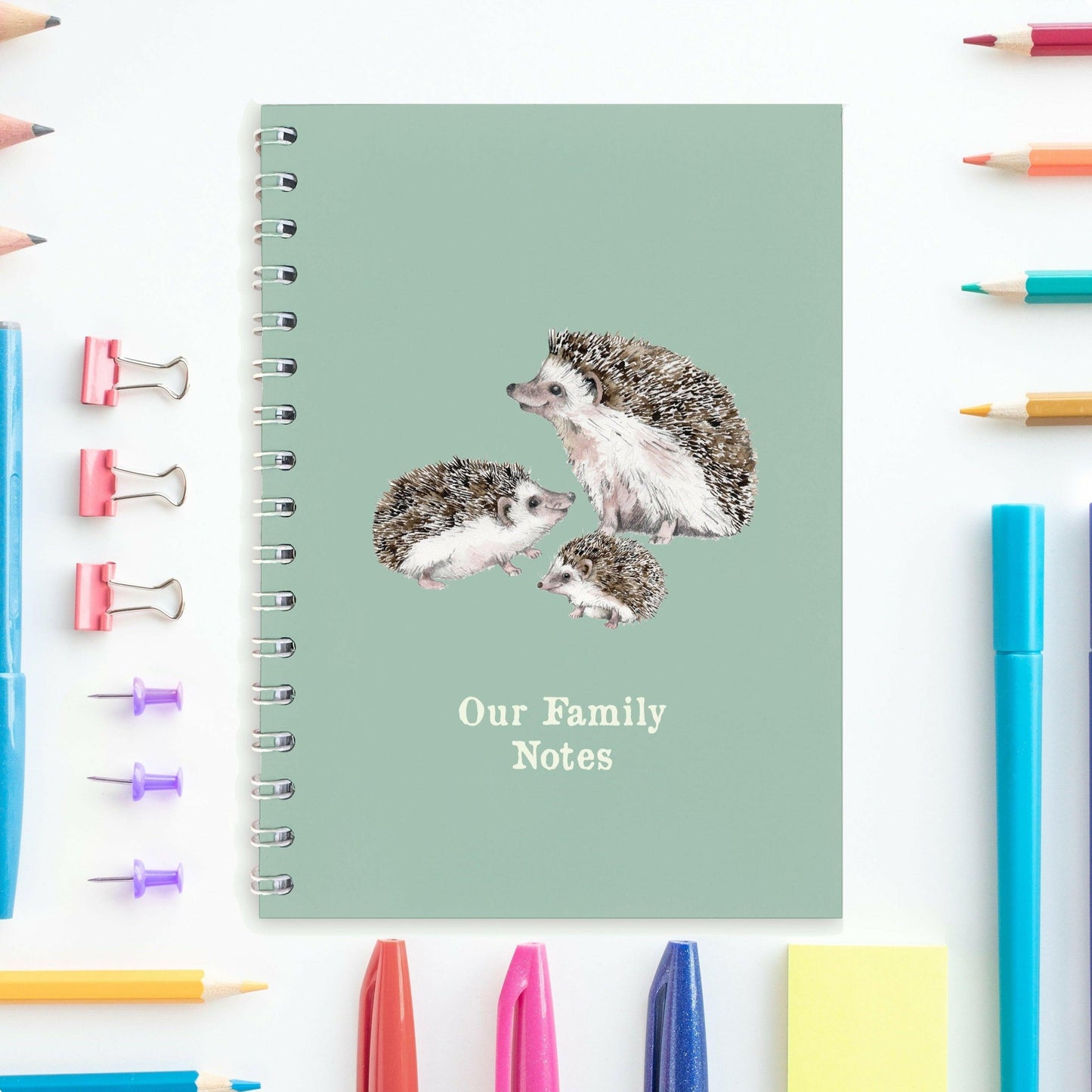Journal - Cute Functional Notebook - Family Organiser - Crumble and Core