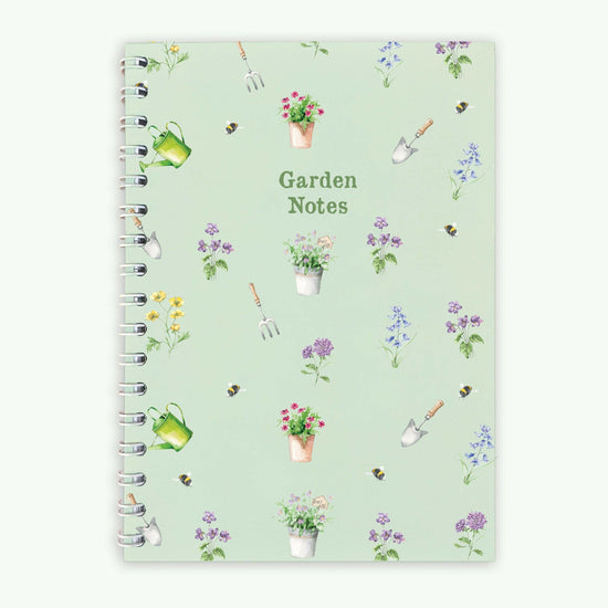 Wire Bound Notebook for Creative Planning - Garden Design - Gardeners Gift - Crumble and Core