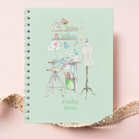 Wire Bound Notebook for Creative Note-Taking - Stylish Craft Design Shop Now - Crumble and Core