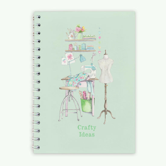 Wire Bound Notebook for Creative Note-Taking - Stylish Craft Design Shop Now - Crumble and Core
