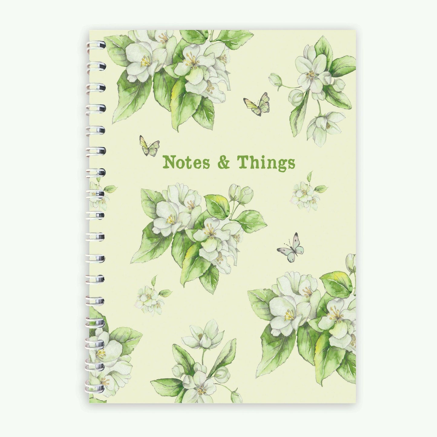 Wire Bound Notebook for Easy Planning and Note-Taking - Pretty Floral Gift for Her - Crumble and Core
