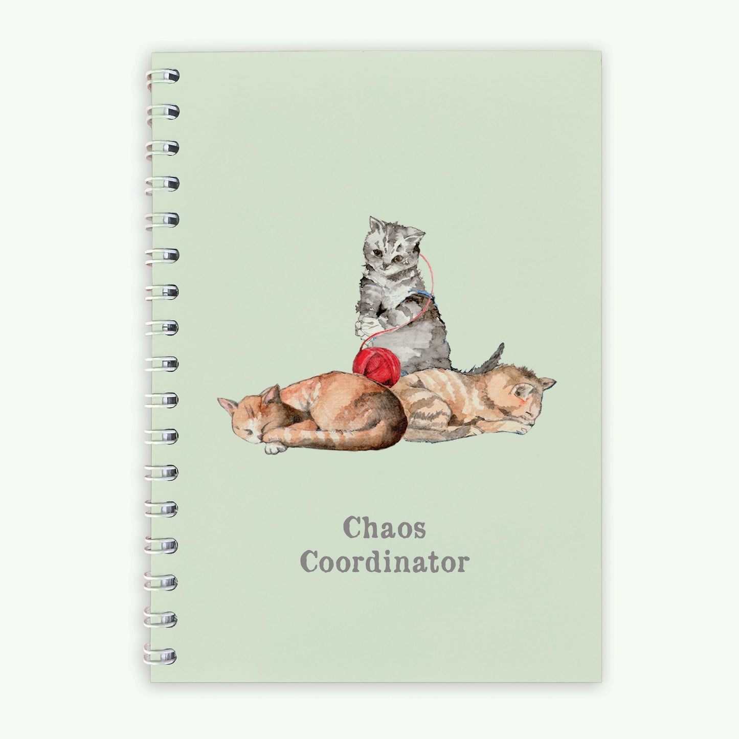 Wire Bound Notebook for Cat Lovers - Perfect for Notes and Journaling - Cat-Themed Gift - Crumble and Core