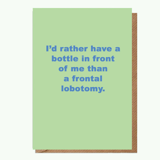 I'd Rather Have A6 Greeting Card - Crumble and Core