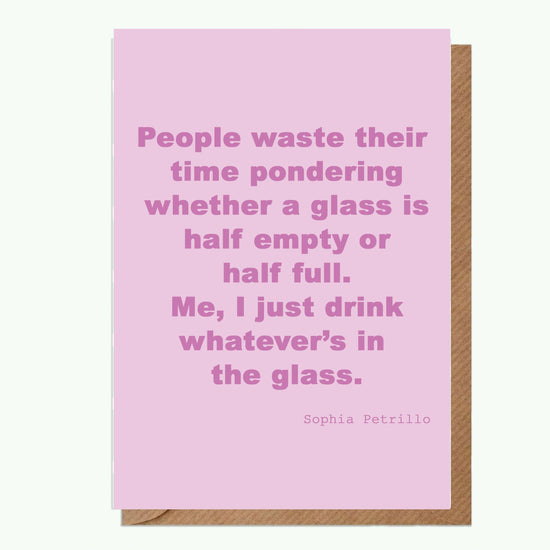 People Waste Their Time A6 Greeting Card - Crumble and Core