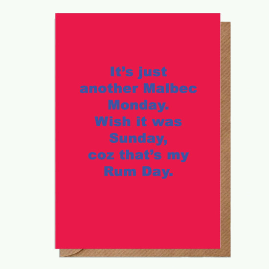 It's Just Another A6 Greeting Card - Crumble and Core