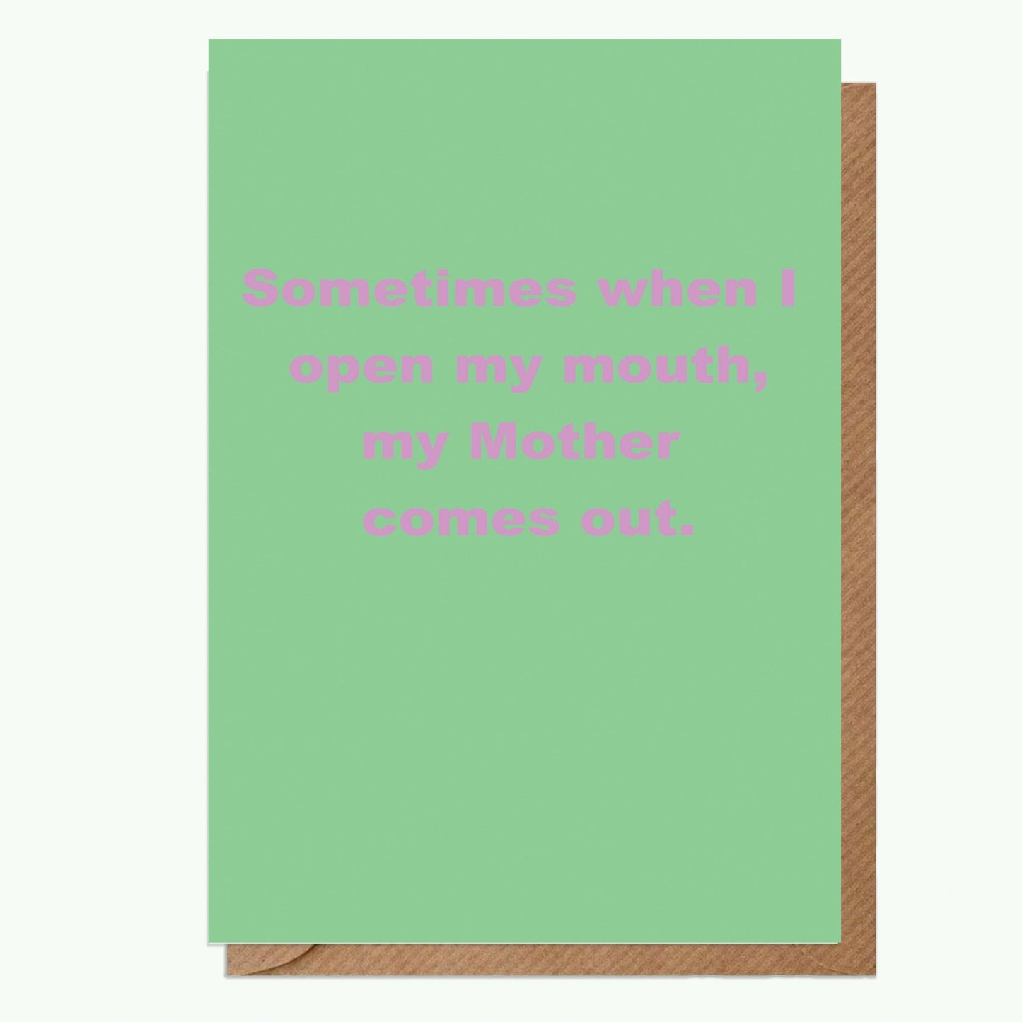 Sometimes When.. A6 Greeting Card - Crumble and Core