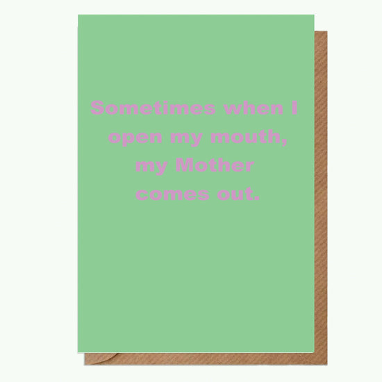 Sometimes When.. A6 Greeting Card - Crumble and Core