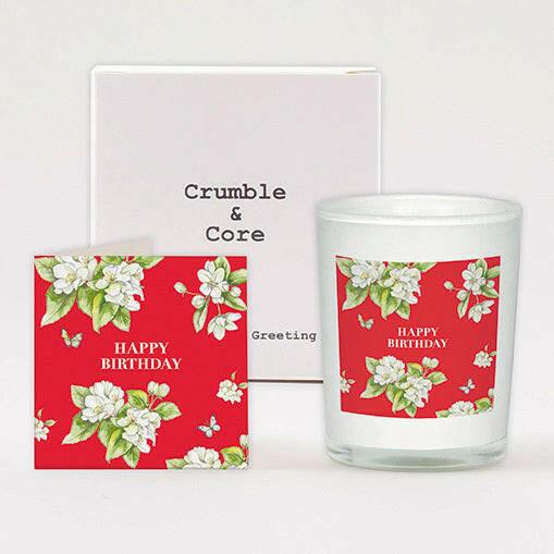 Birthday Card Boxed Scented Candle Gift Set - Celebrate with Your Loved One - Crumble and Core