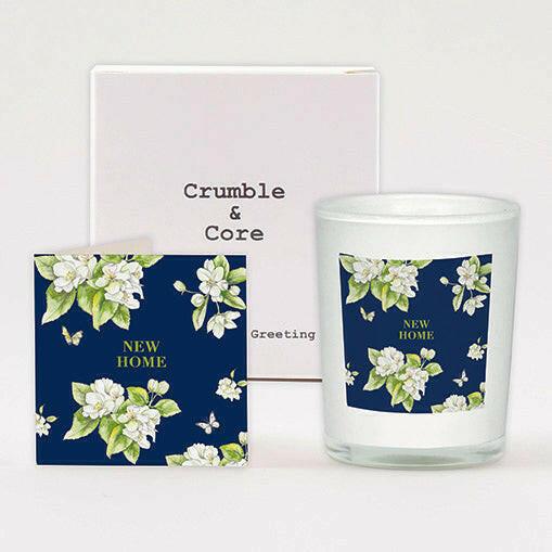 Boxed Scented Candle New Home Card Included Perfect Housewarming Gift - Crumble and Core