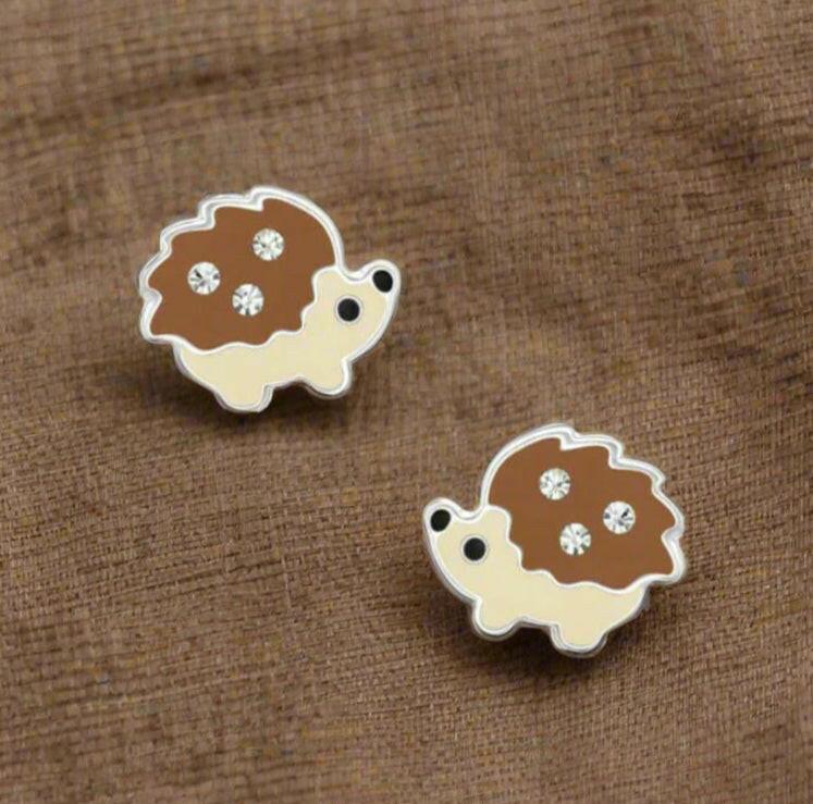 Silver Stud Earrings – Unique Animal 925 Sterling Silver Studs for Women - Crumble and Core