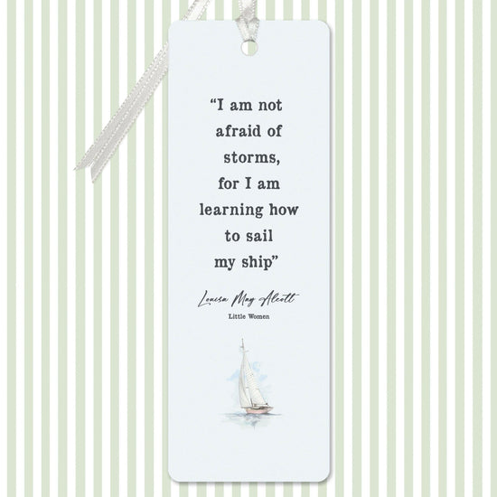 A6 Card & Bookmark Louisa May Alcott - Crumble and Core