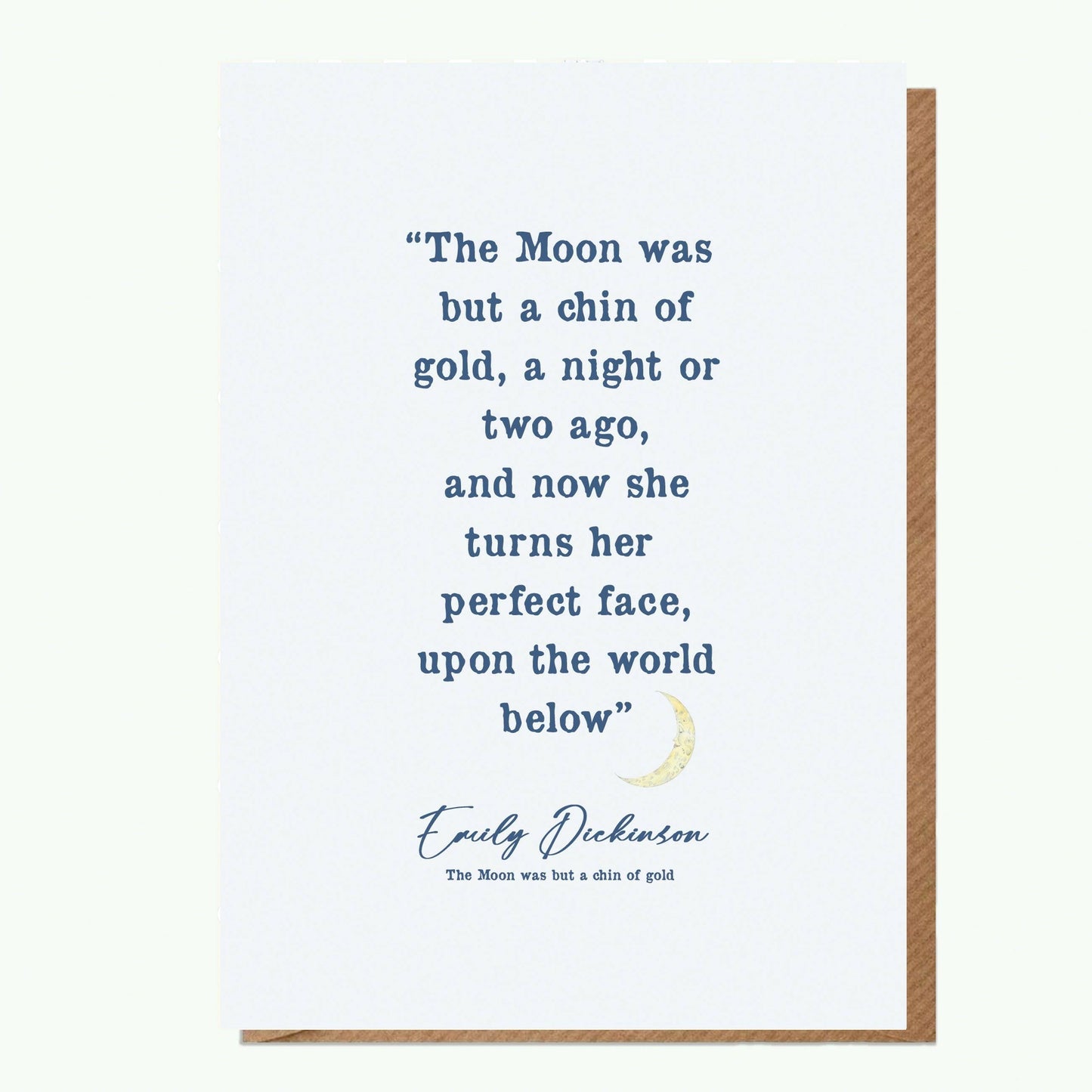 A6 Card & Bookmark Emily Dickinson - Crumble and Core