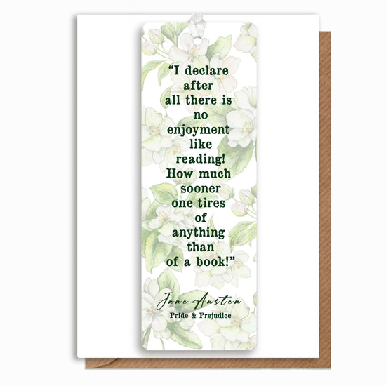 A6 Card & Bookmark Jane Austin - Crumble and Core