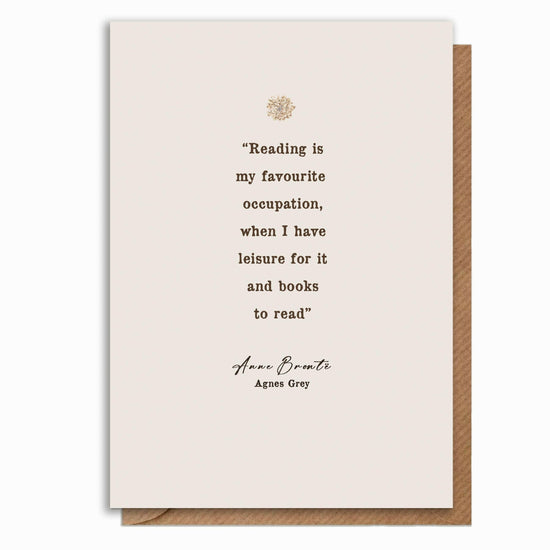 A6 Card & Bookmark Anne Brontë - Crumble and Core