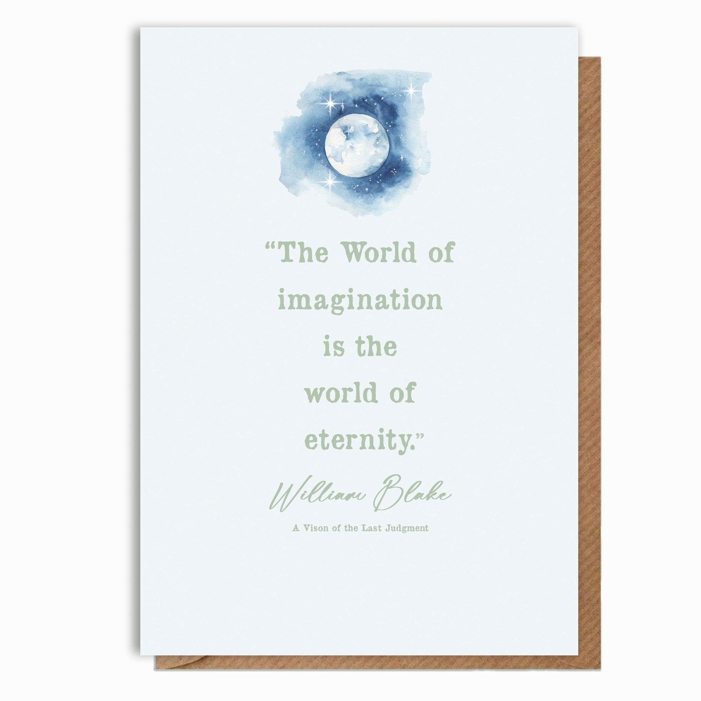 A6 Card & Bookmark William Blake - Crumble and Core