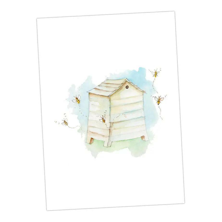 Boxed 'Bumble Bee' pack of assorted A6 cards - Crumble and Core
