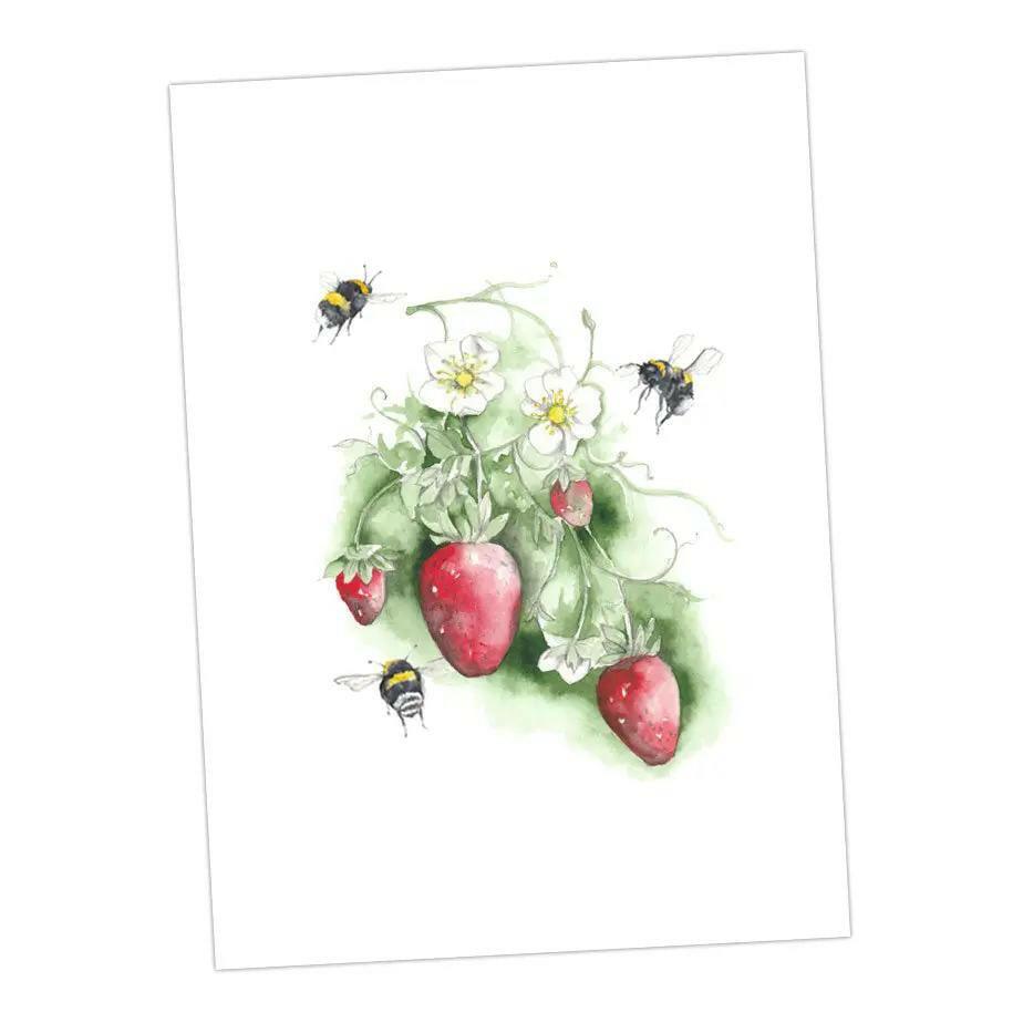 Boxed 'Bumble Bee' pack of assorted A6 cards - Crumble and Core