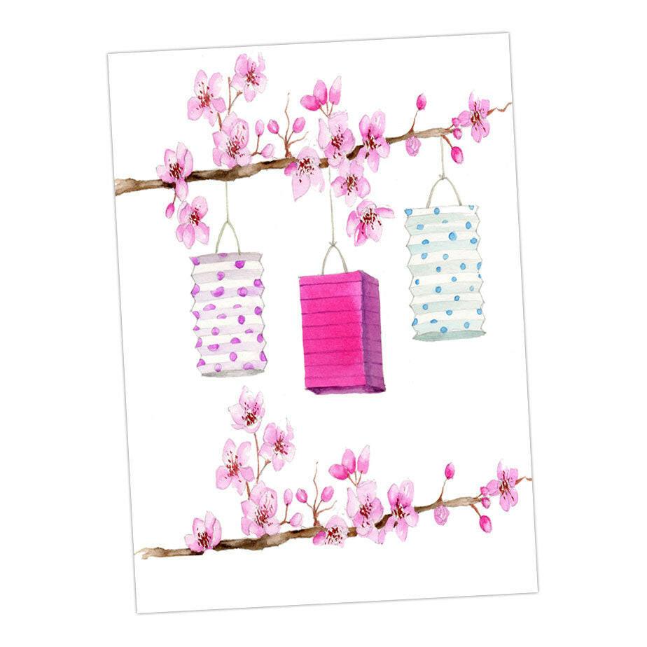 Boxed 'Blossom' pack of assorted A6 cards - Crumble and Core