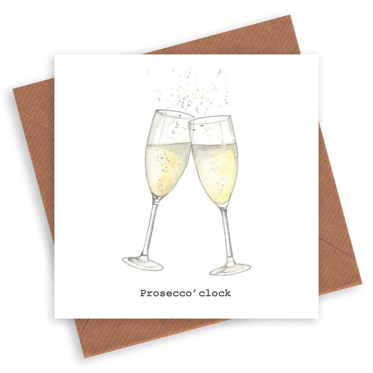Prosecco'clock Card - Crumble and Core