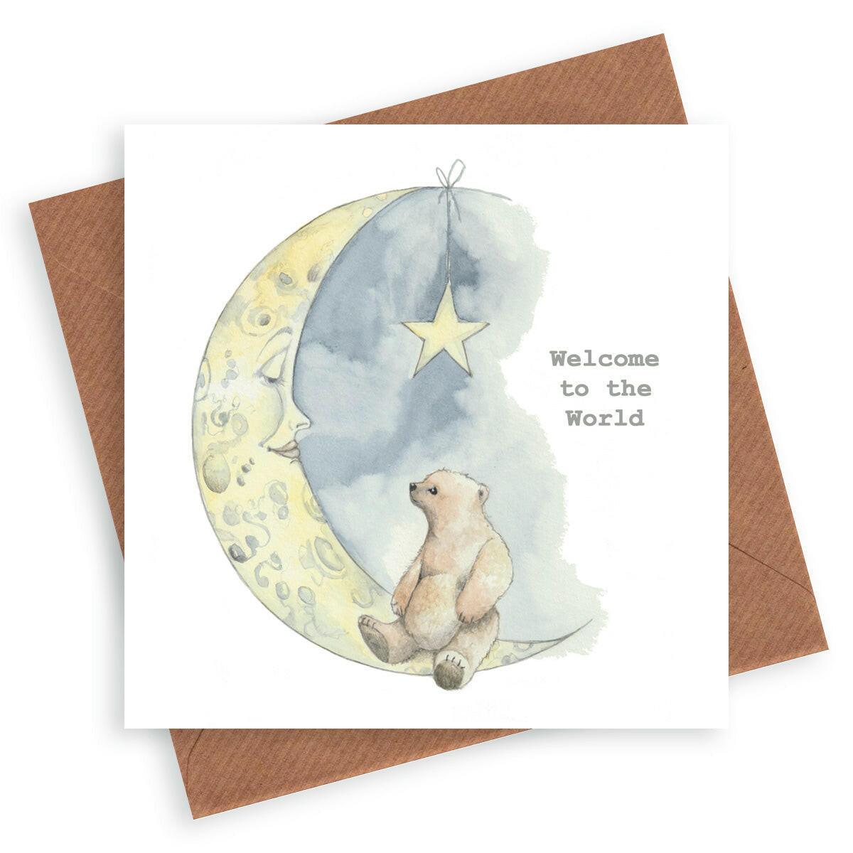 New Baby Card - Newborn Card - New Arrival Card - New Parent Card - Crumble and Core