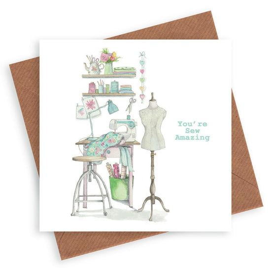 Sew Amazing Greeting Card - Crumble and Core