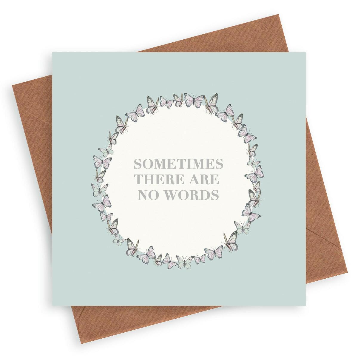 Vintage Sentiments Greeting Card There Are No Words - Crumble and Core