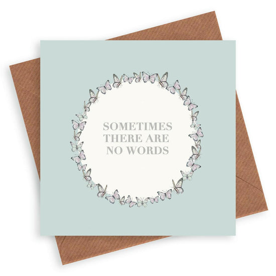Vintage Sentiments Greeting Card There Are No Words - Crumble and Core