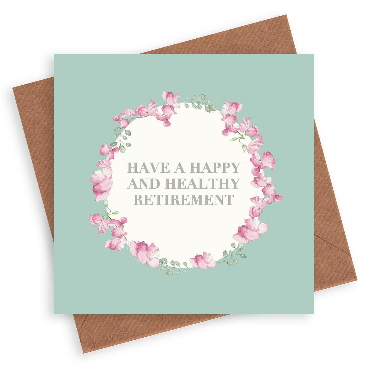 Vintage Sentiments Greeting Card Retirement - Crumble and Core