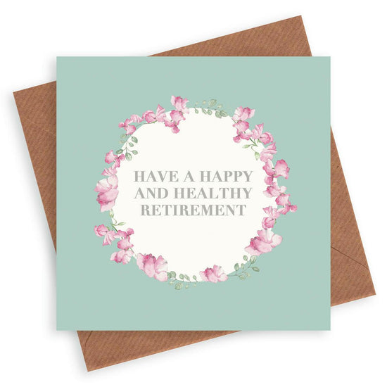 Vintage Sentiments Greeting Card Retirement - Crumble and Core