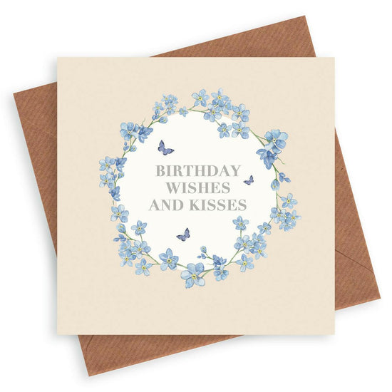 Vintage Sentiments Greeting Card Birthday Wishes - Crumble and Core