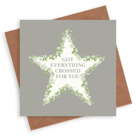 Vintage Sentiments Greeting Card Good Luck - Crumble and Core