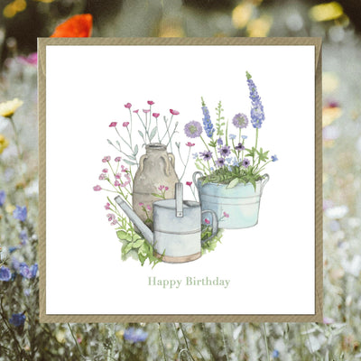 Happy Birthday Gardening Card - Card for Garden Enthusiasts - Crumble and Core