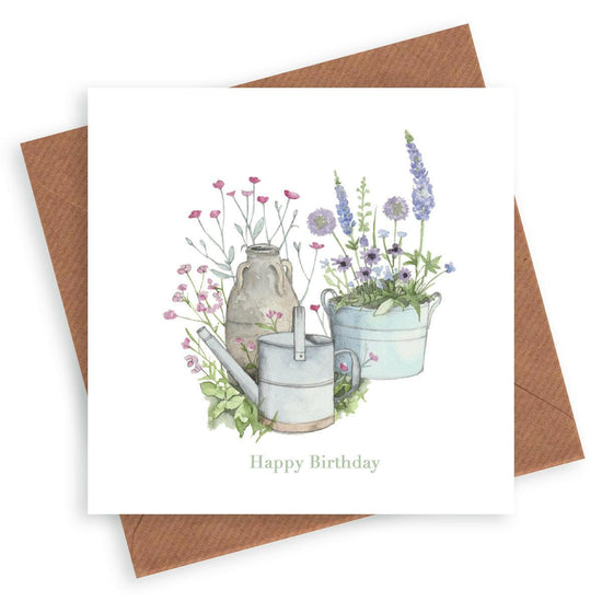 Happy Birthday Gardening Card - Card for Garden Enthusiasts - Crumble and Core