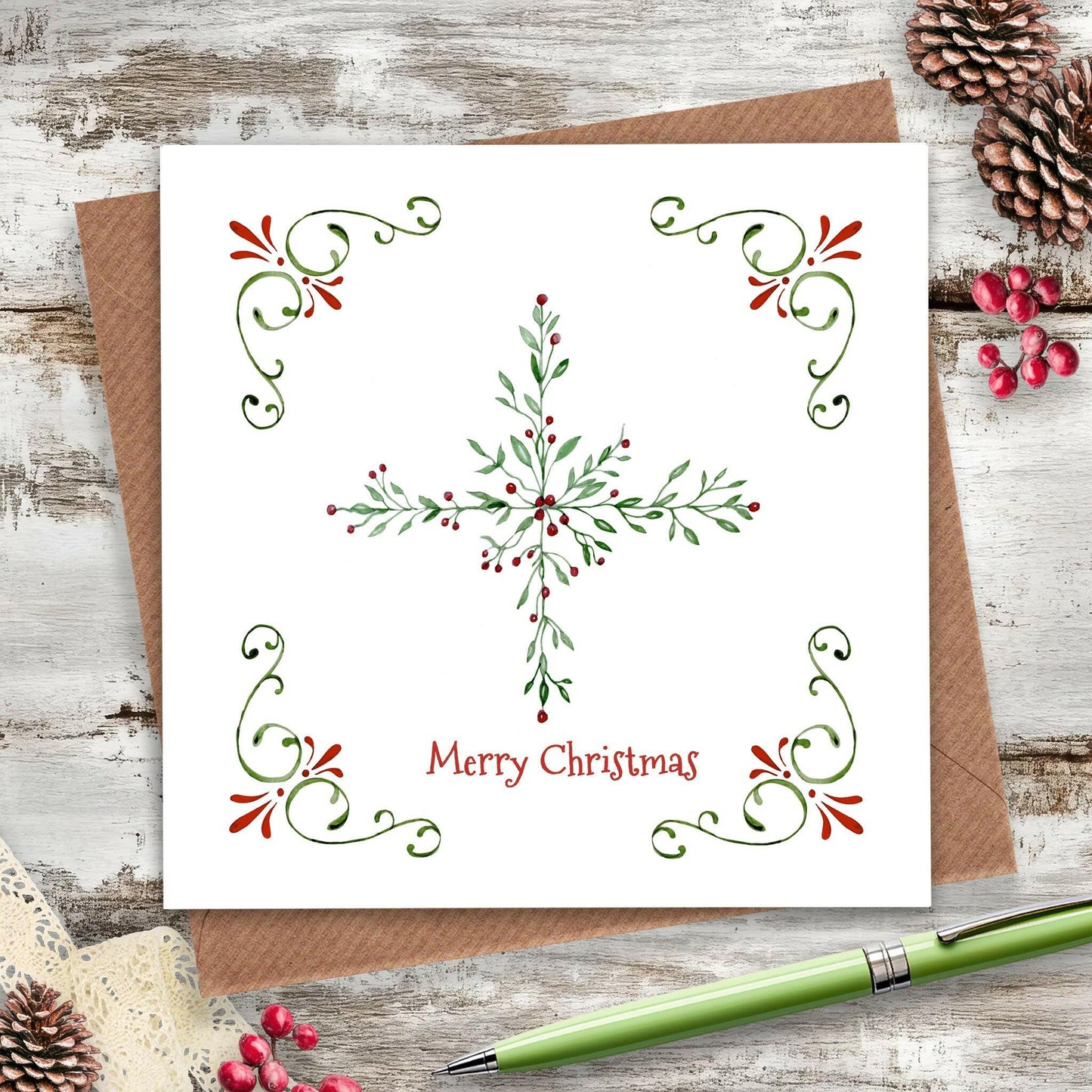 Unique Christmas Cards – Festive Cards - Xmas Cards - Crumble and Core
