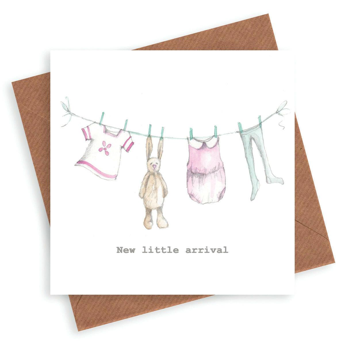 Little Pink Washing Line - Crumble and Core